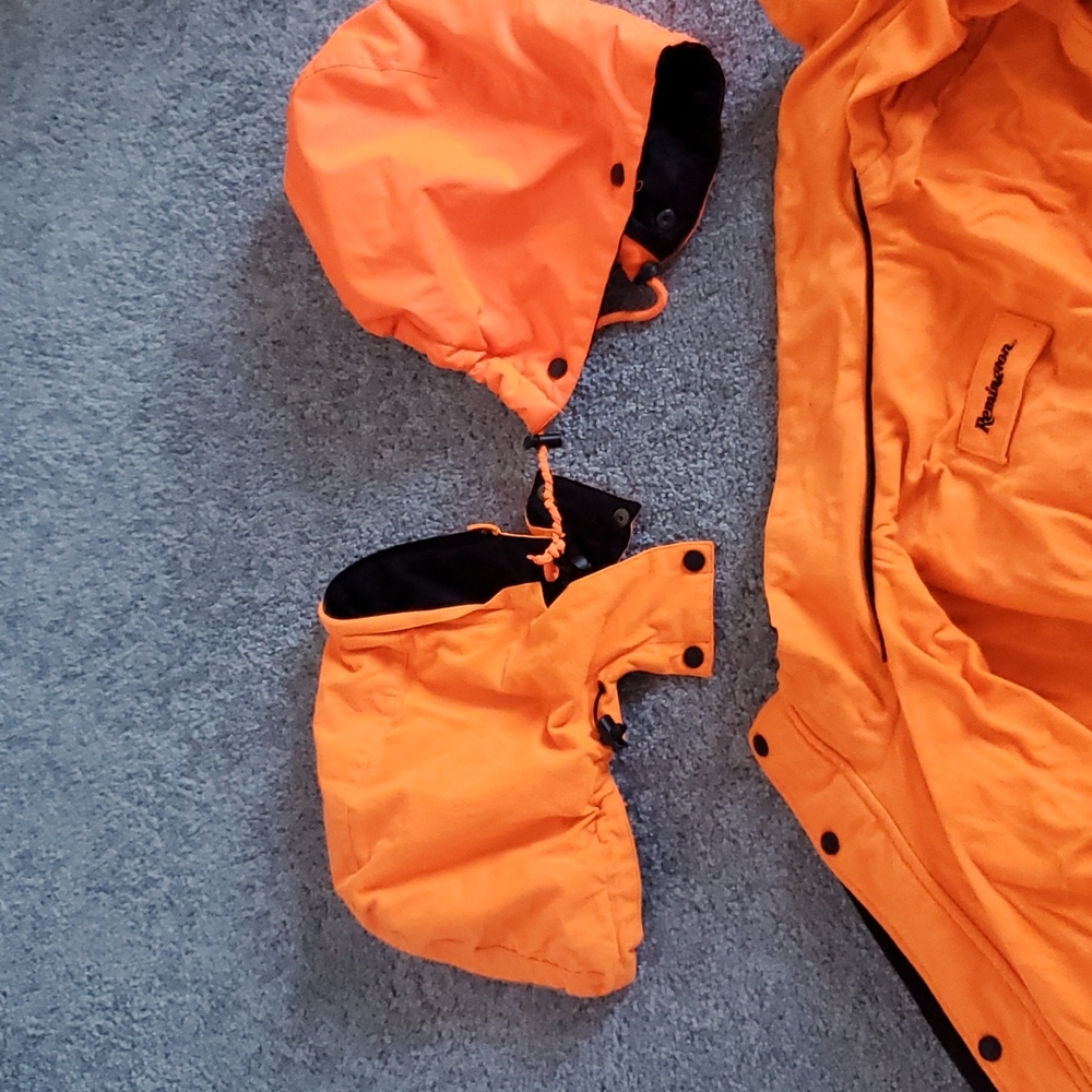 Preowned, Black/Orange hunting coat. - Picture 4 of 13